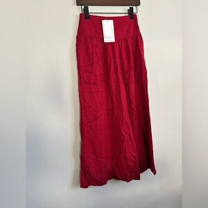 Band of the Free Rhubarb maxi skirt